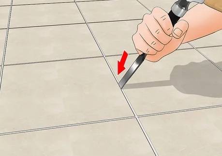 eliminarea faiantei de pe perete 2